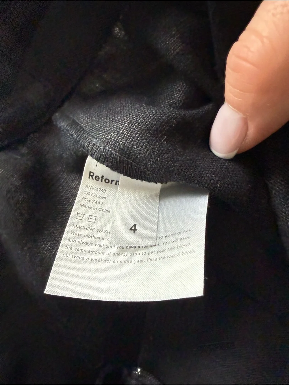 Reformation Jackie linen pants Size 4